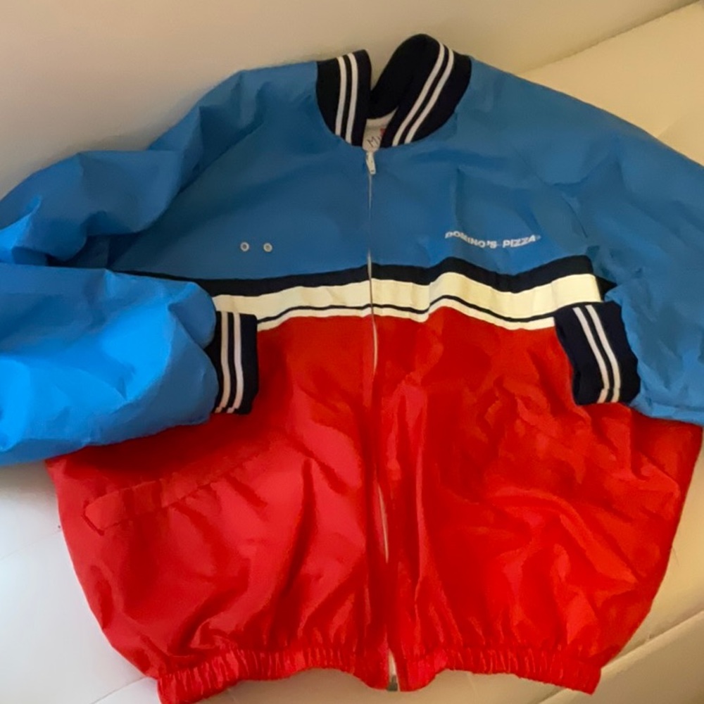 Vintage Dominos Pizza Windbreaker